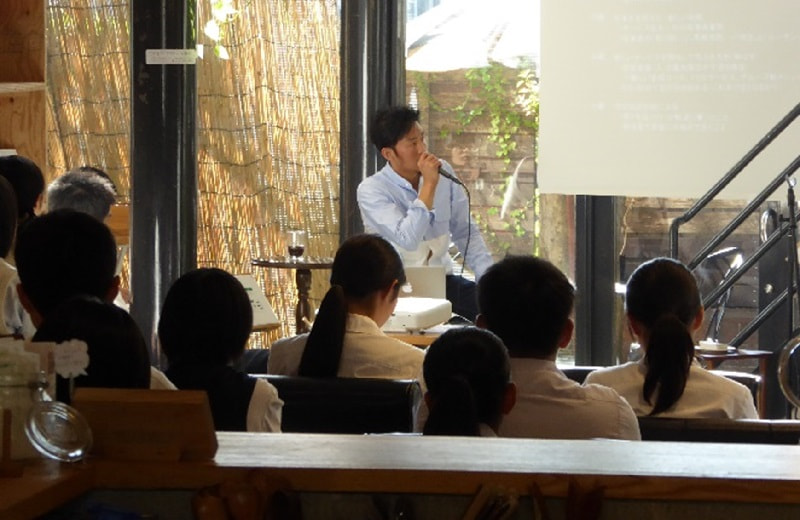 若手起業家との交流