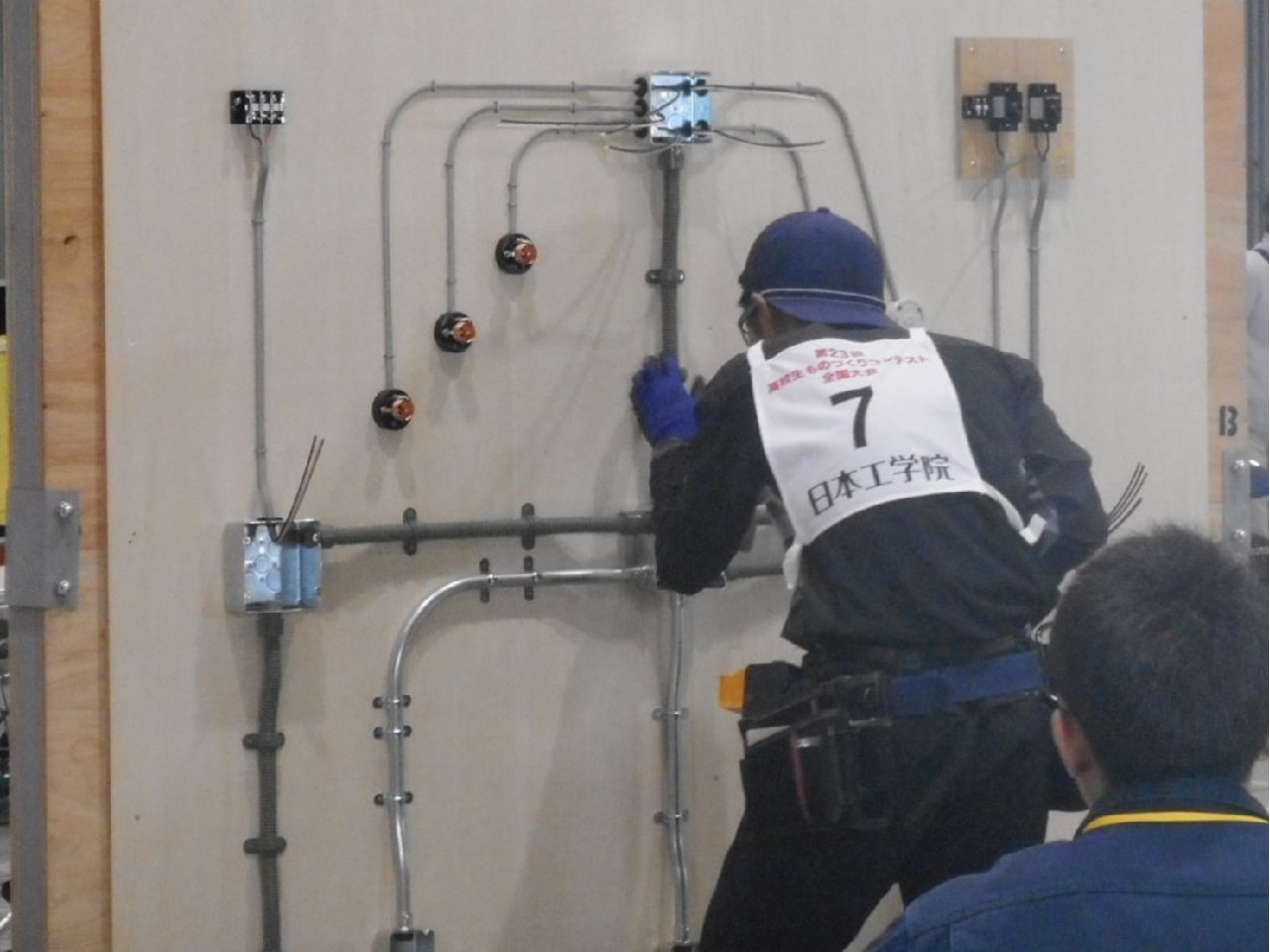 工業科の実習の様子