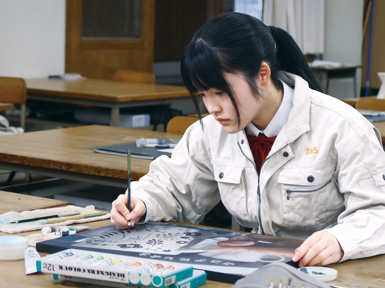 工業科の実習の様子