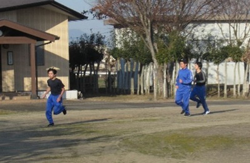 体力づくり：朝の運動