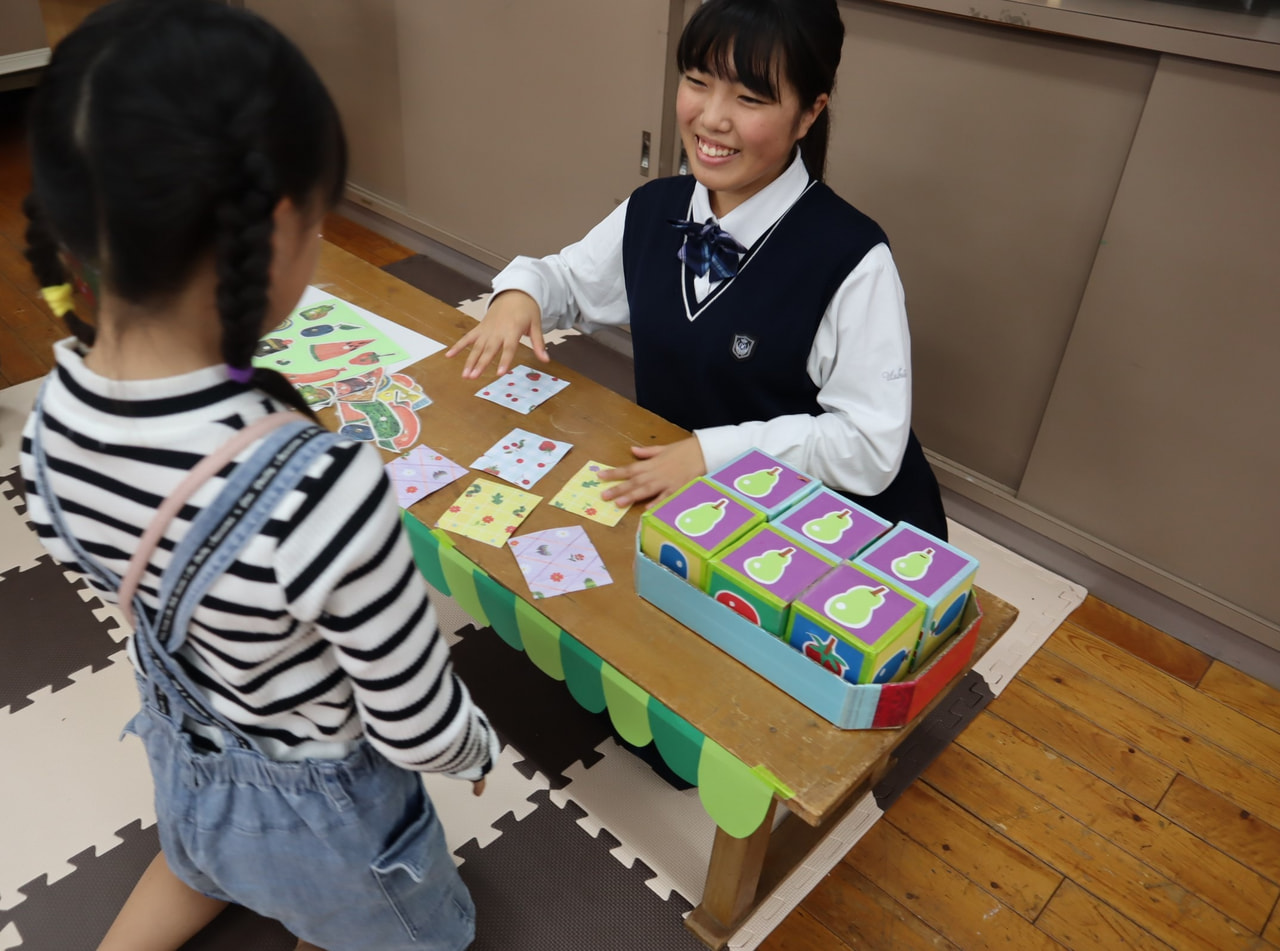 家庭科の授業の様子