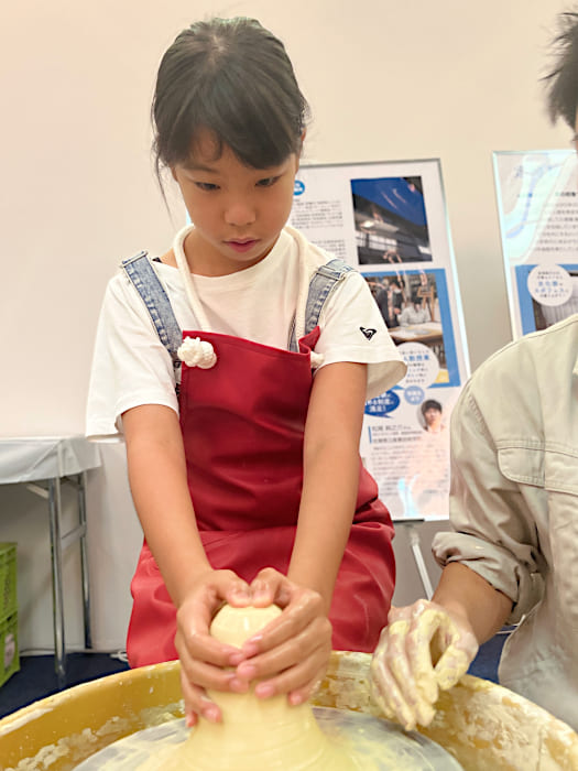 画像：ものづくり体験・実演コーナー