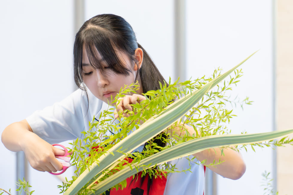 画像：全国高校生フラワーアレンジメントコンテスト